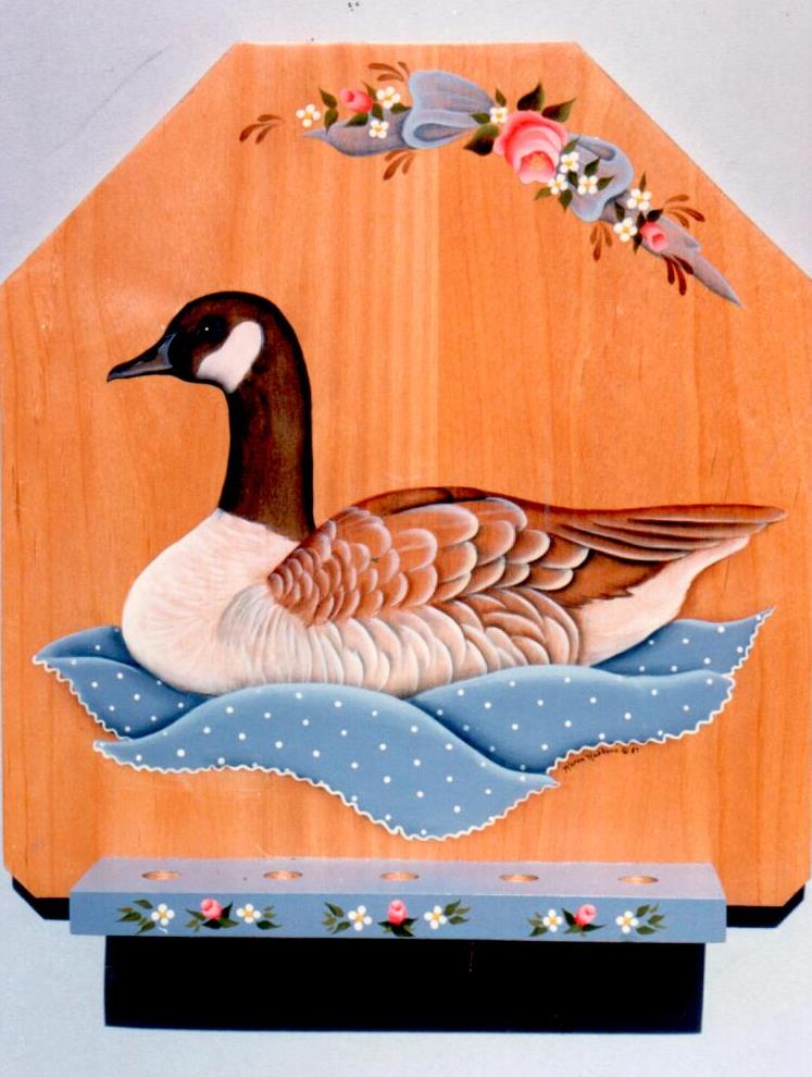 Canadian Goose on Blanket - Karen Hubbard