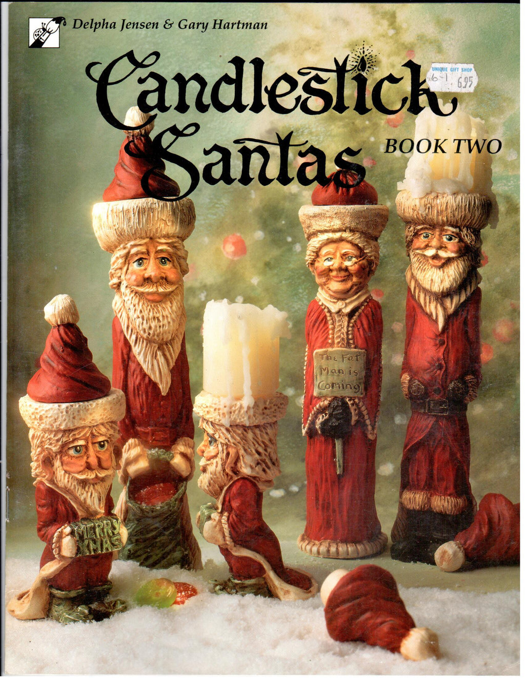 CLEARANCE: Candlestick Santas Book Two - Delpha Jensen and Gary Hartman