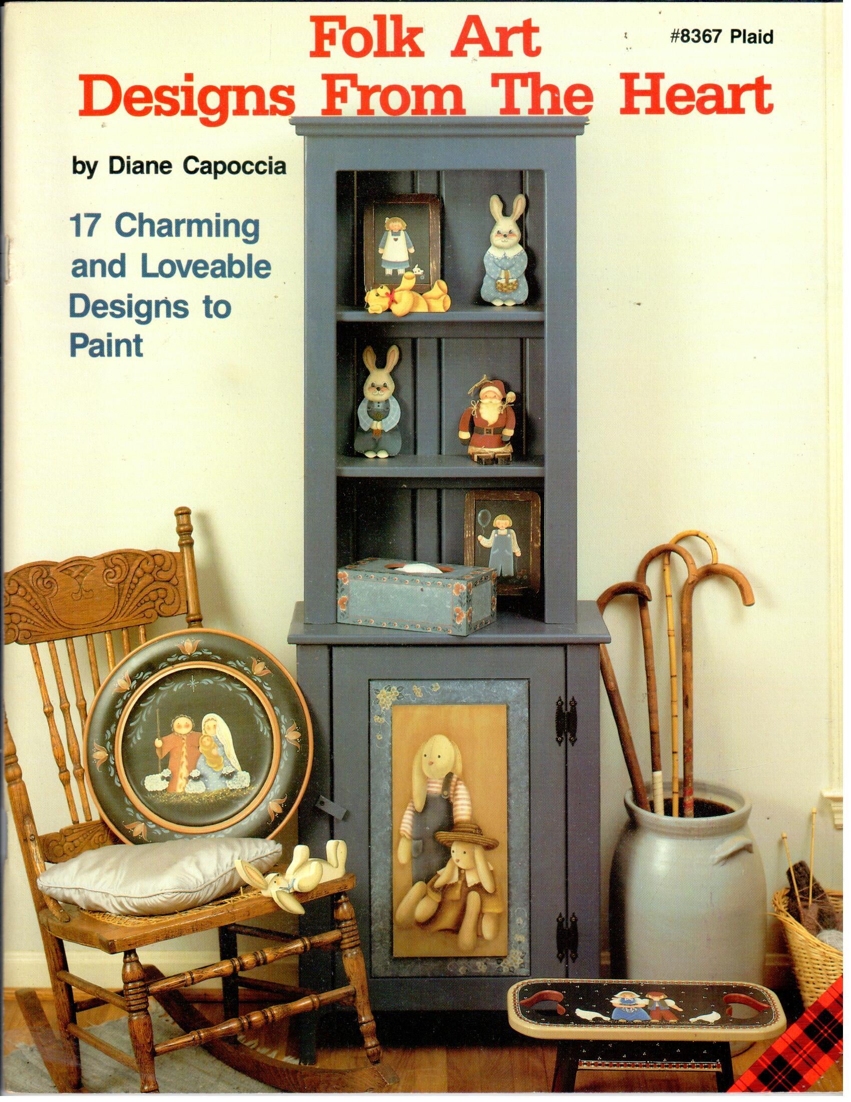 CLEARANCE: Folk Art Designs from the Heart - Diane Capoccia