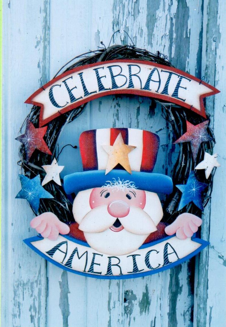 Celebrate America Wreath - Christine Schilling
