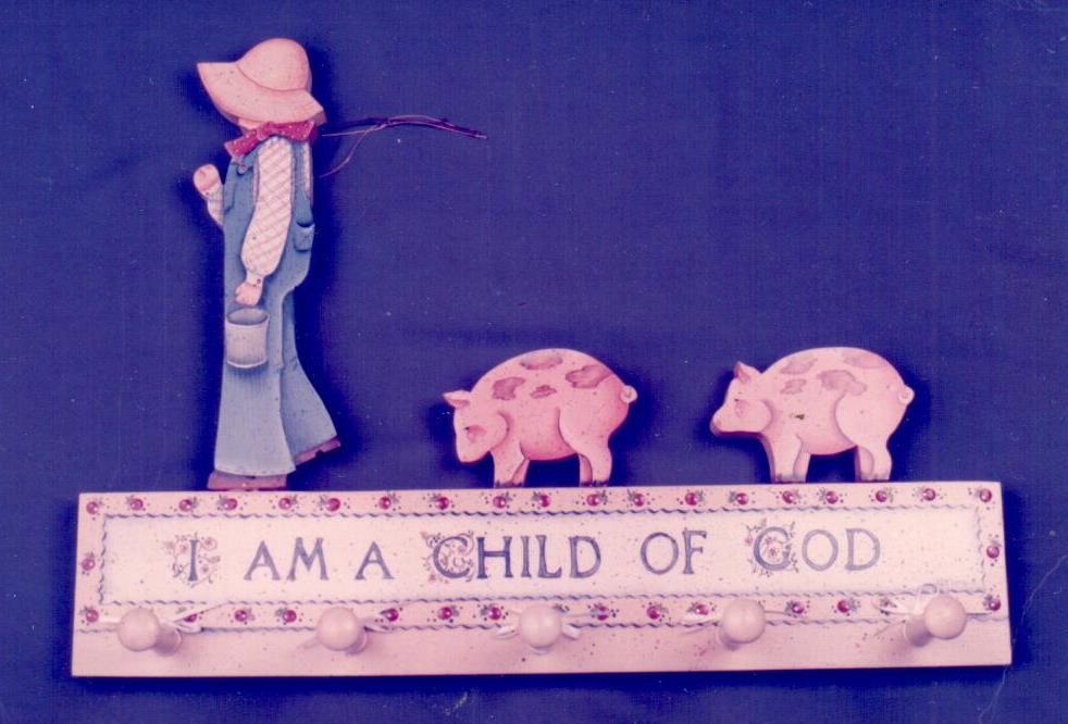 I Am A Child Of God Peg Board - Neff