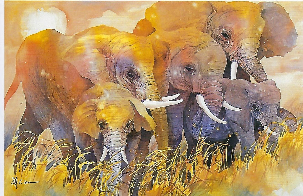 Chinese Watercolor Techniques Painting Animals - Lian Quan Zhen