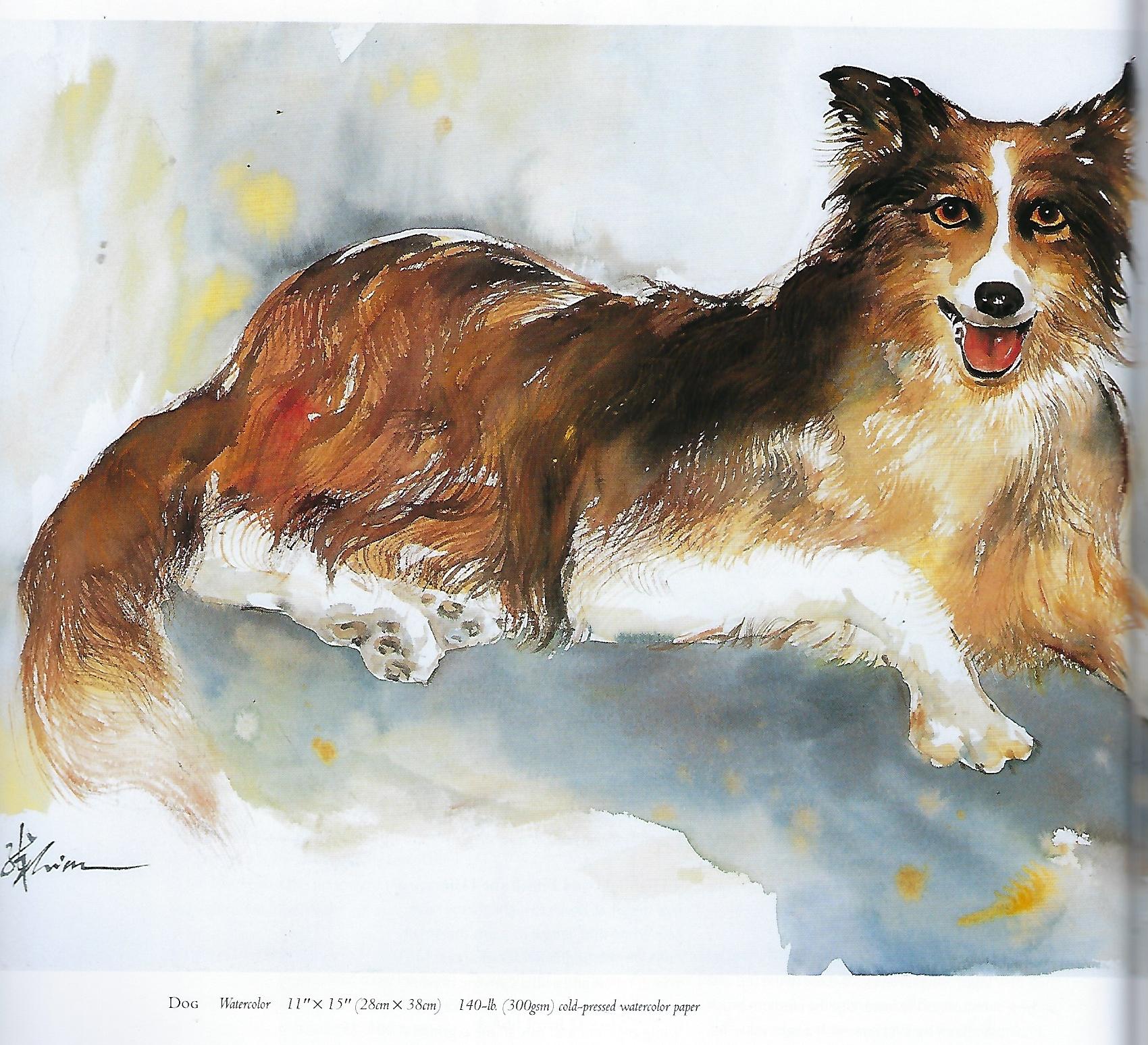 Chinese Watercolor Techniques Painting Animals - Lian Quan Zhen