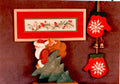 Christmas Holly Berry, Here Comes Santa Claus, Christmas Gloves - Carolee McMullin