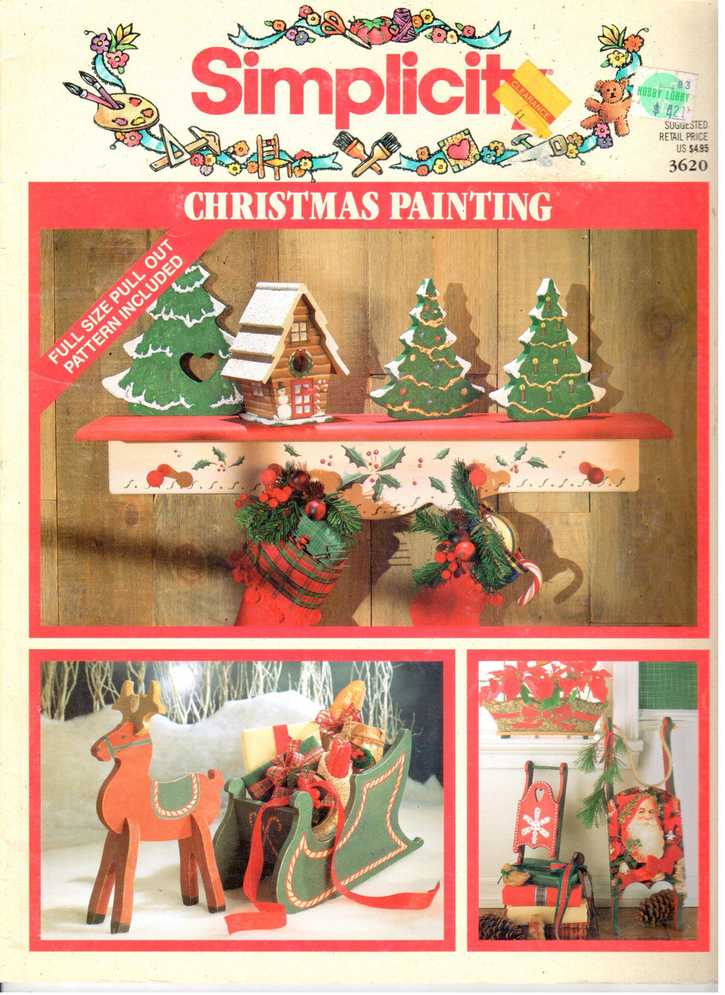 CLEARANCE: Simplicity Christmas Painting - Mary Lou Schempf