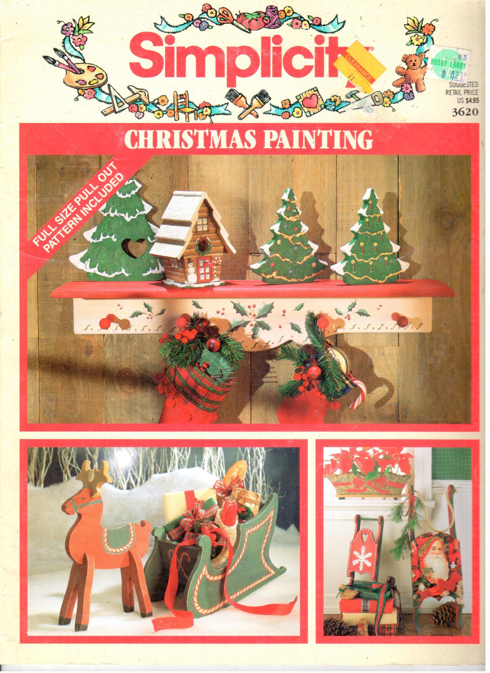 CLEARANCE: Simplicity Christmas Painting - Mary Lou Schempf