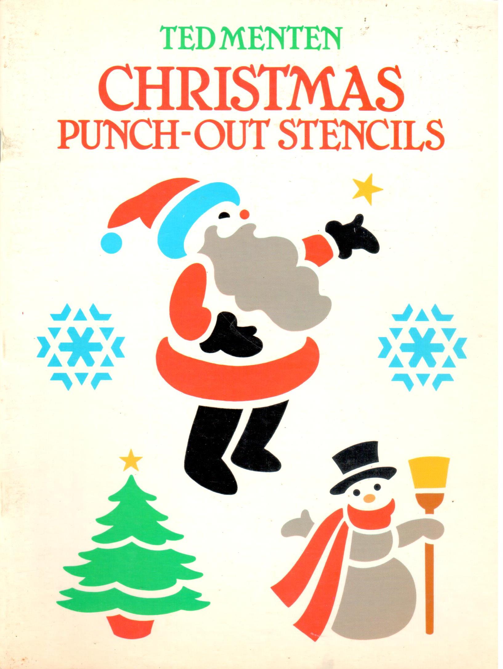 CLEARANCE: Christmas Punch-Out Stencils - Ted Menten