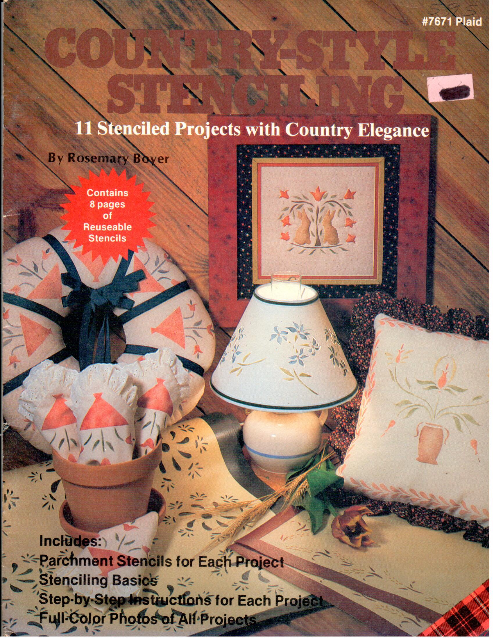 CLEARANCE: Country-Style Stenciling - Rosemary Boyer