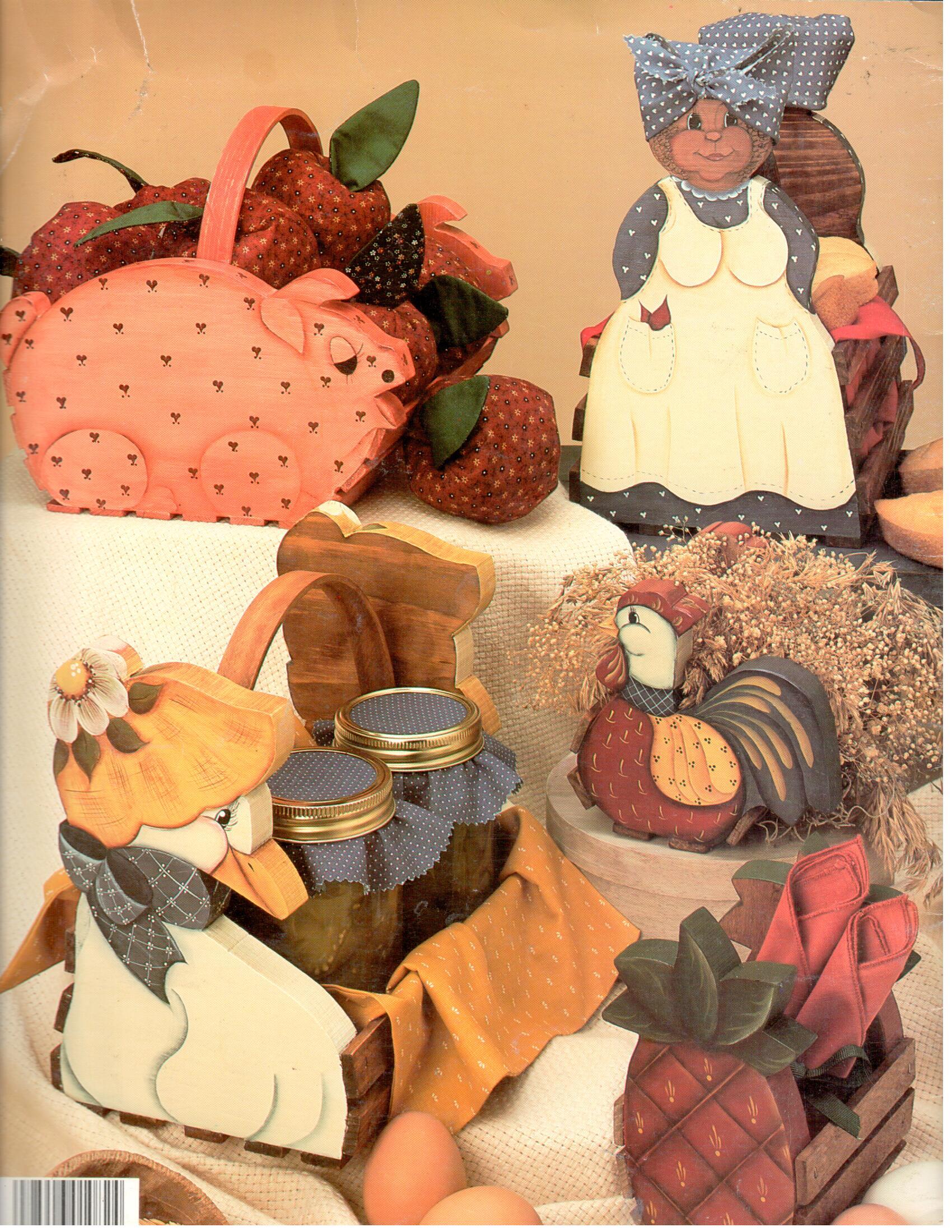 CLEARANCE: Wooden It Be Country Catchalls - Carole Hancock