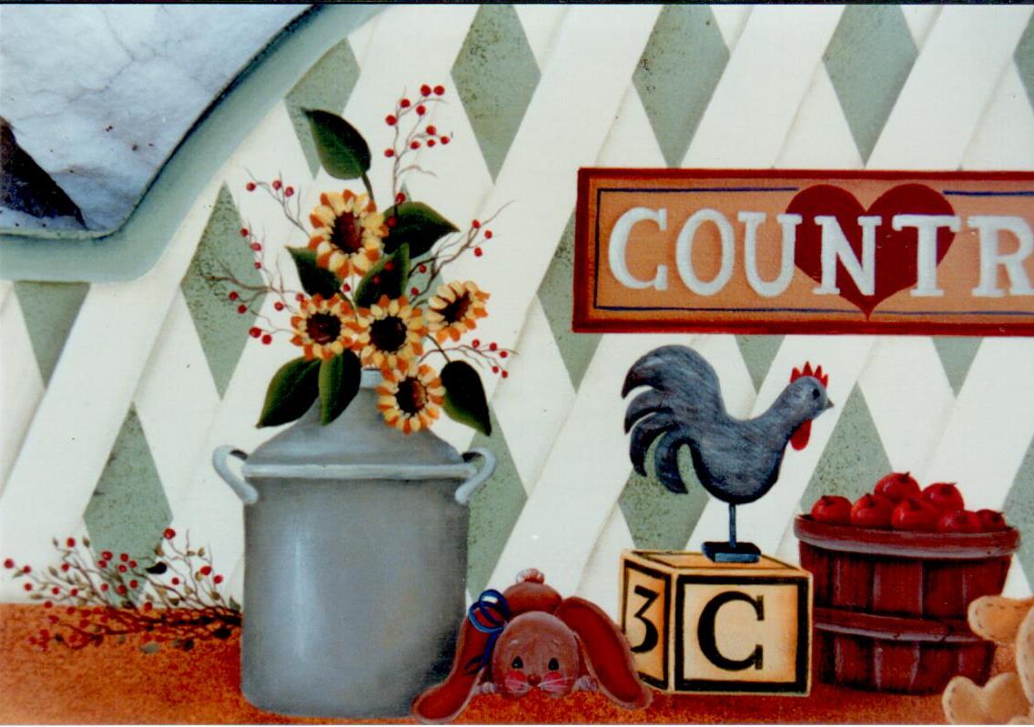 Country Coat Rack - Phyllis Tilford
