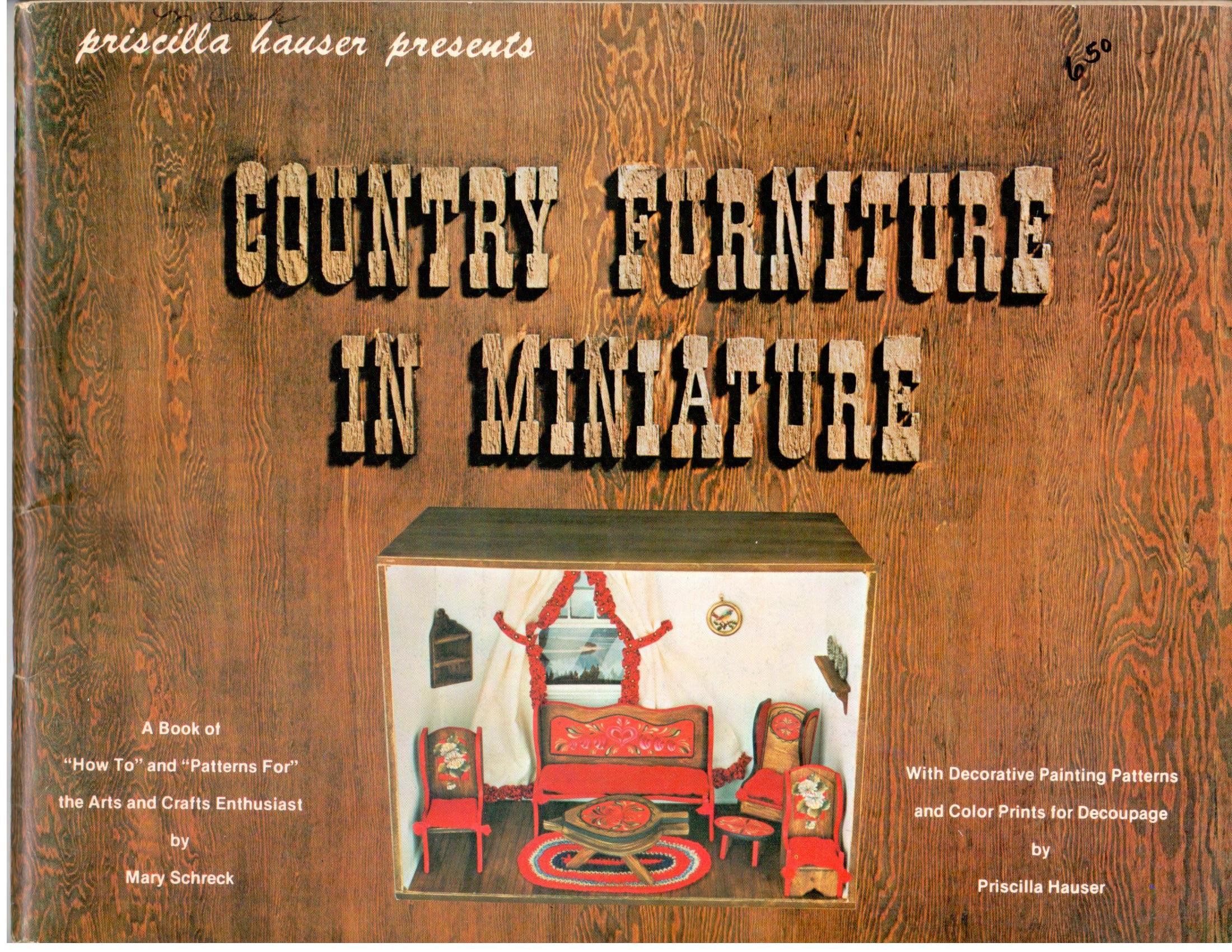 CLEARANCE: Country Furniture in Miniature - Mary Schreck