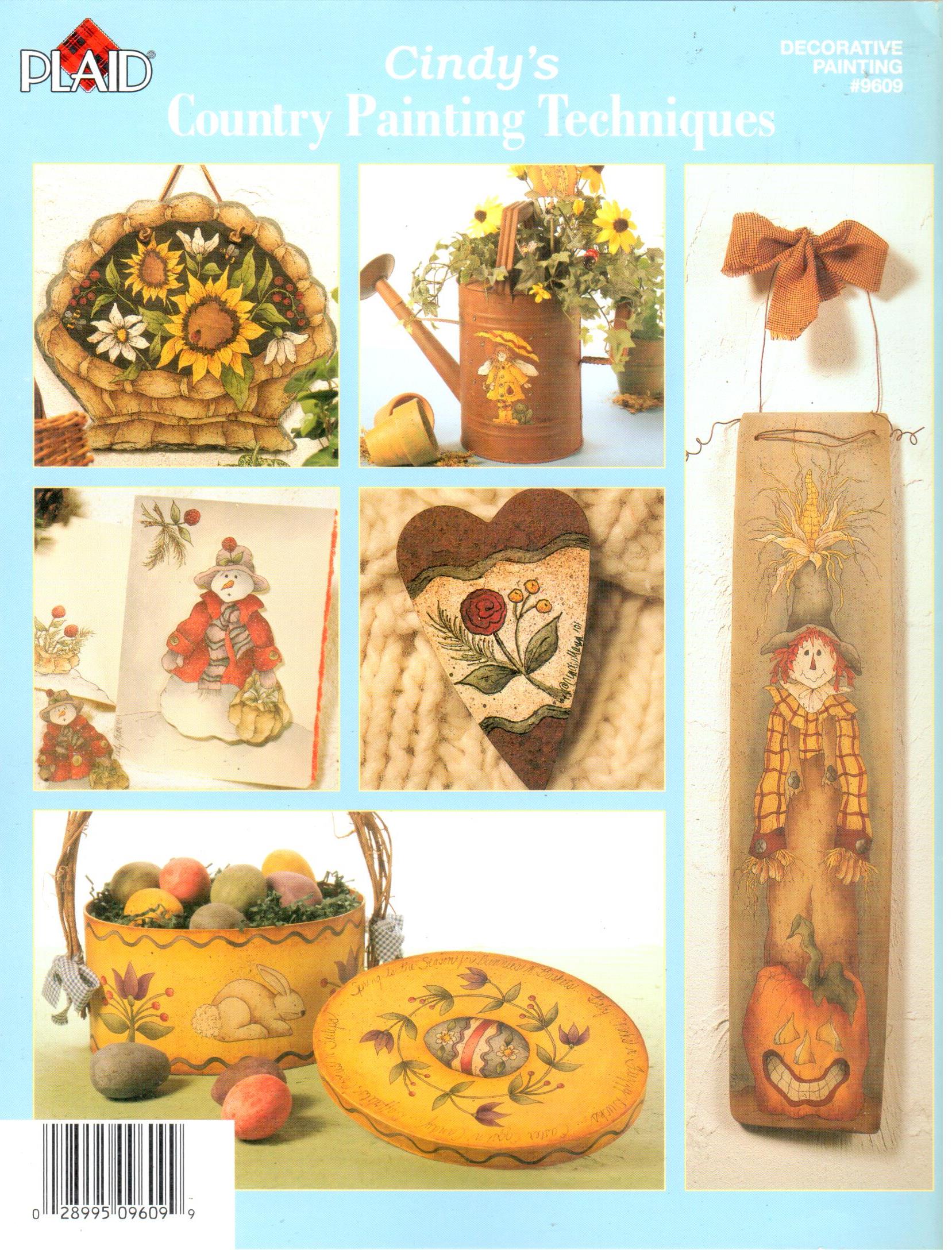 CLEARANCE: Cindy's Country Painting Techniques - Cindy Mann