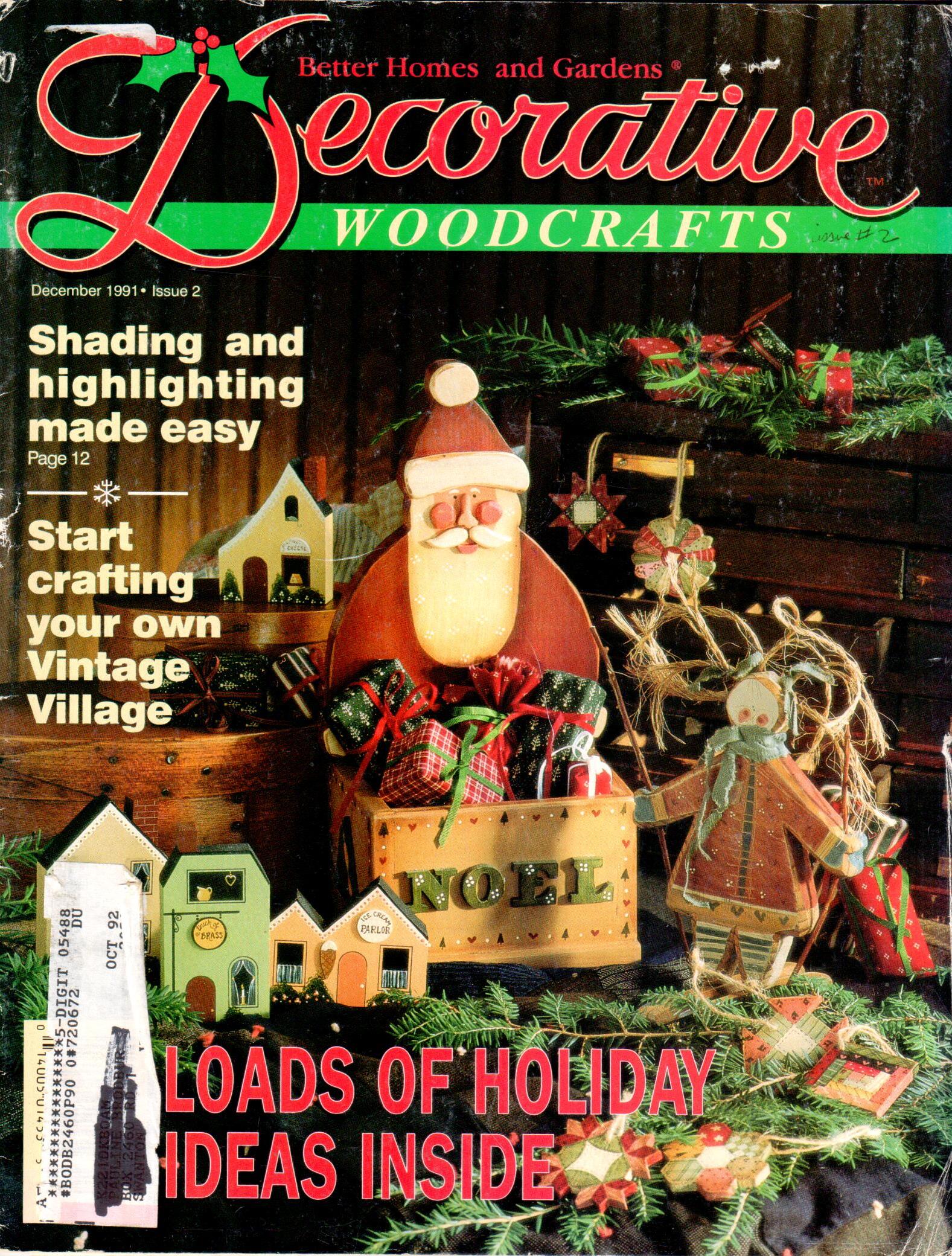 Better Homes and Gardens Decorative Woodcrafts - 1991 December