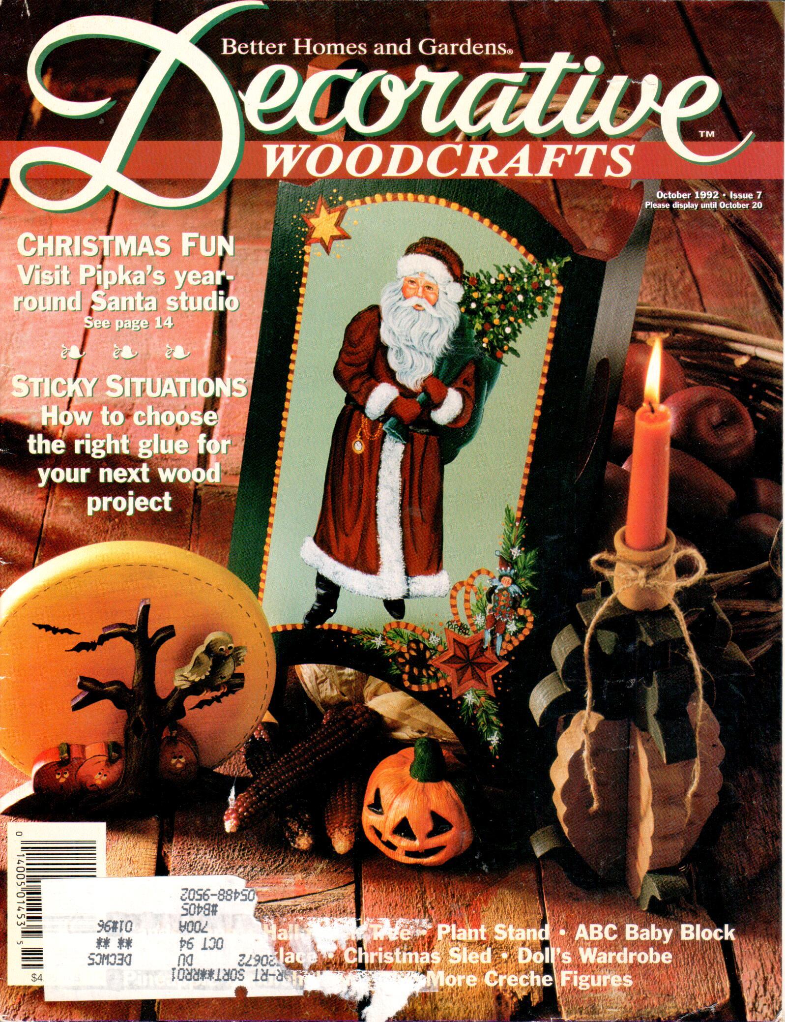 Better Homes and Gardens Decorative Woodcrafts - 1992 October
