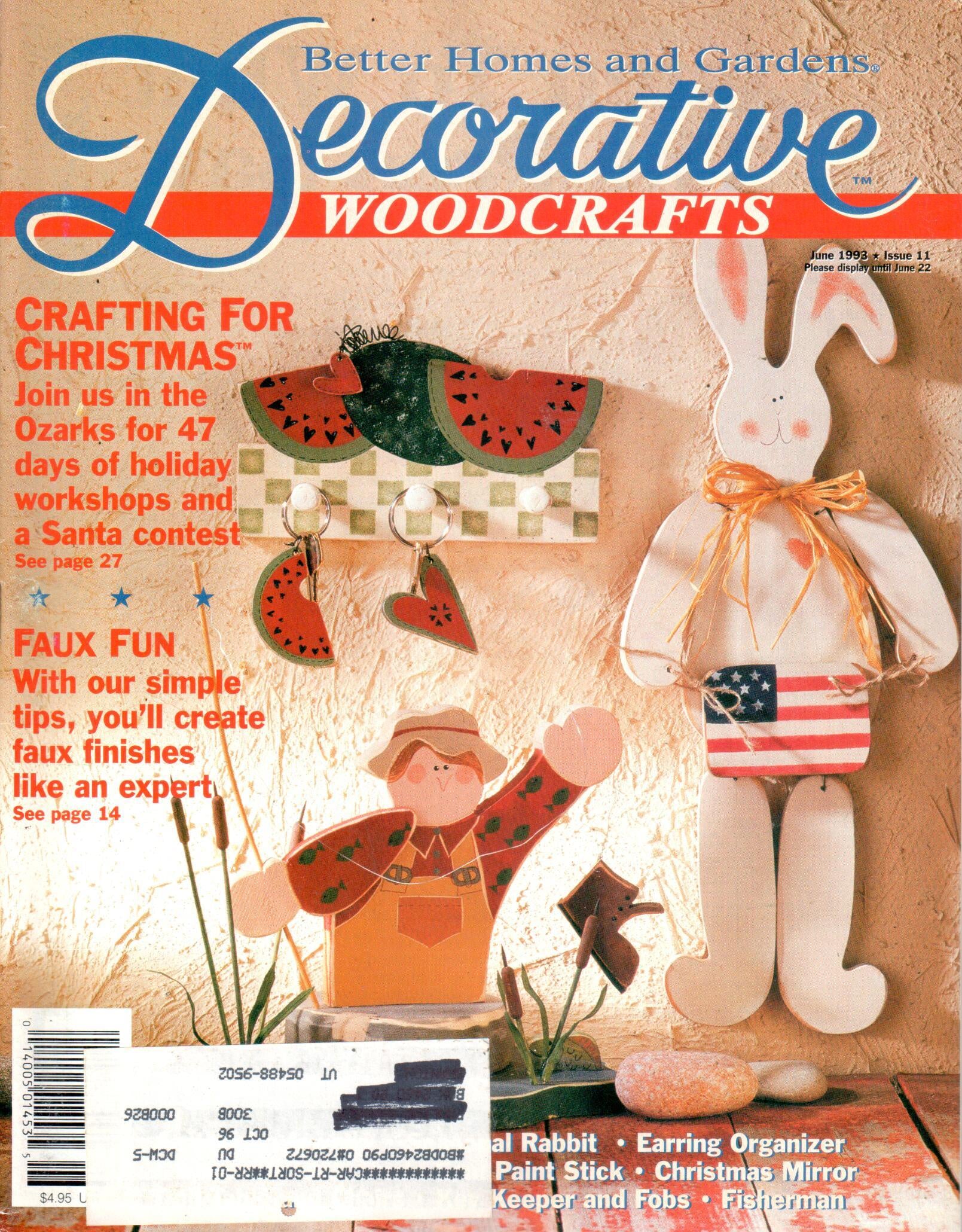 Better Homes and Gardens Decorative Woodcrafts - 1993 June