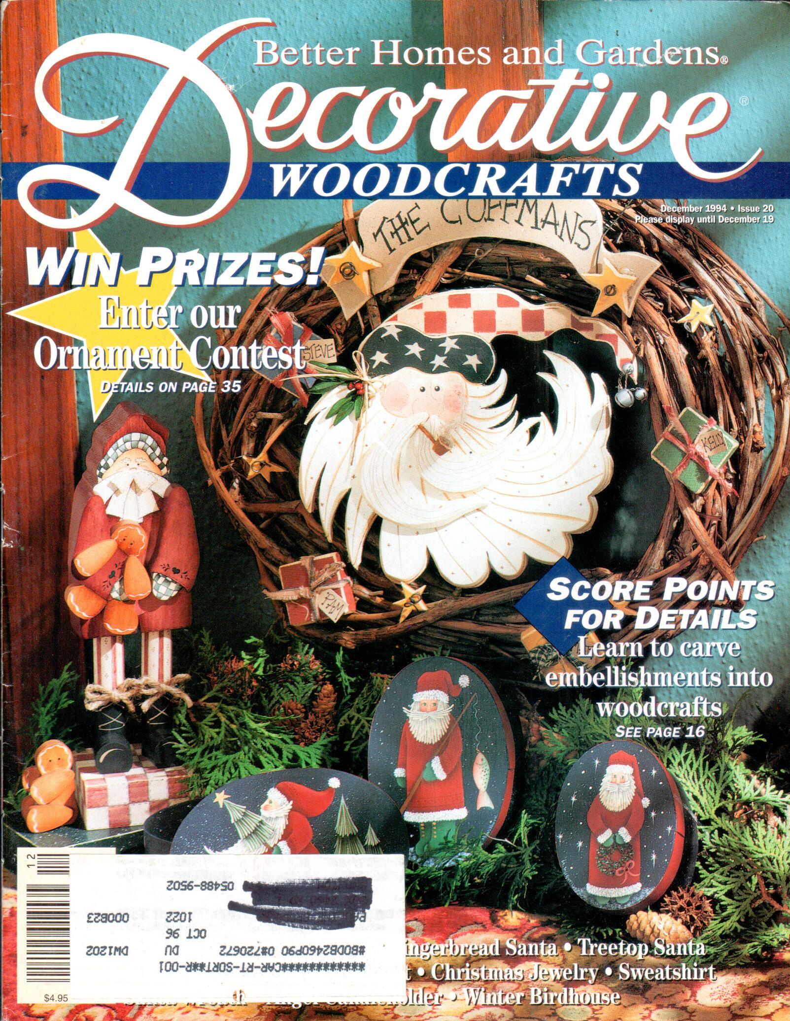 Better Homes and Gardens Decorative Woodcrafts - 1994 December