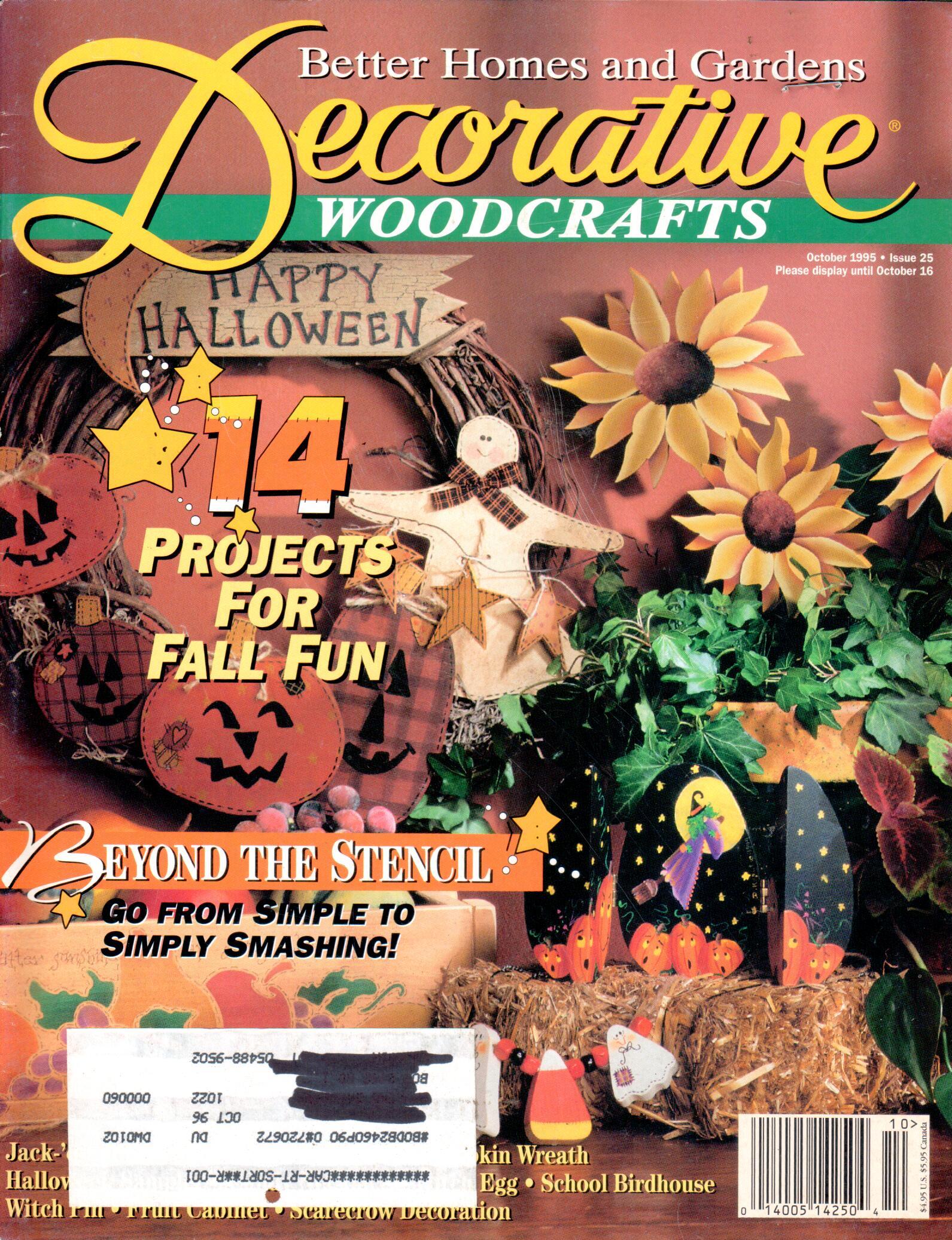 Better Homes and Gardens Decorative Woodcrafts - 1995 October