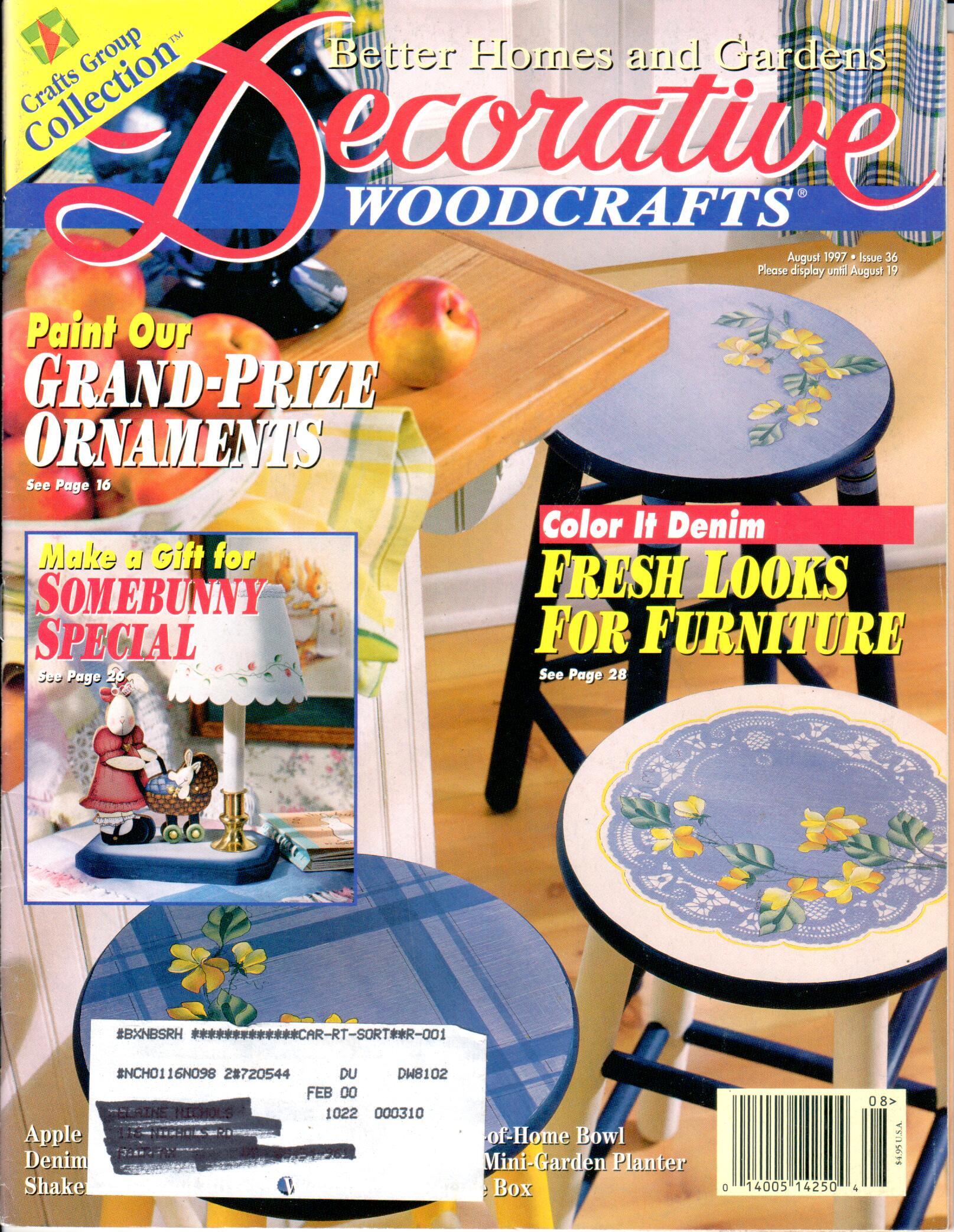 Better Homes and Gardens Decorative Woodcrafts - 1997 August