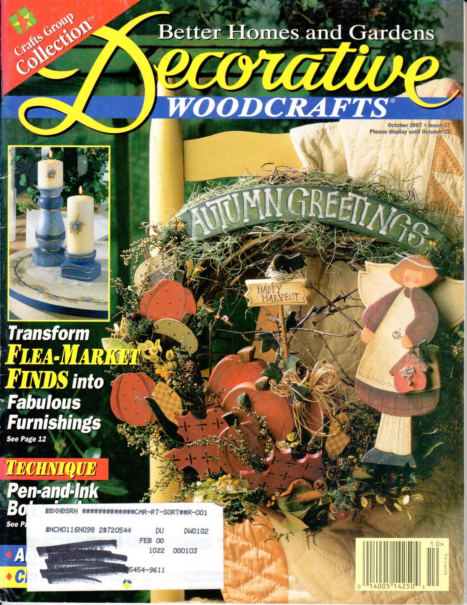 Better Homes and Gardens Decorative Woodcrafts - 1997 October