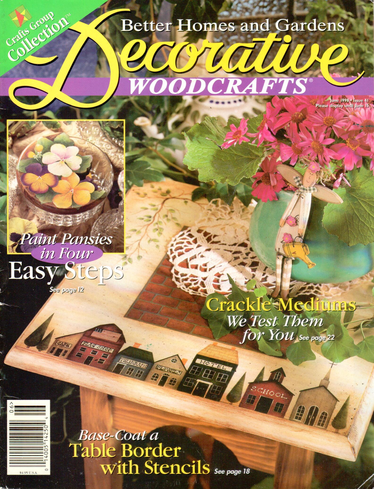 Better Homes and Gardens Decorative Woodcrafts - 1998 June