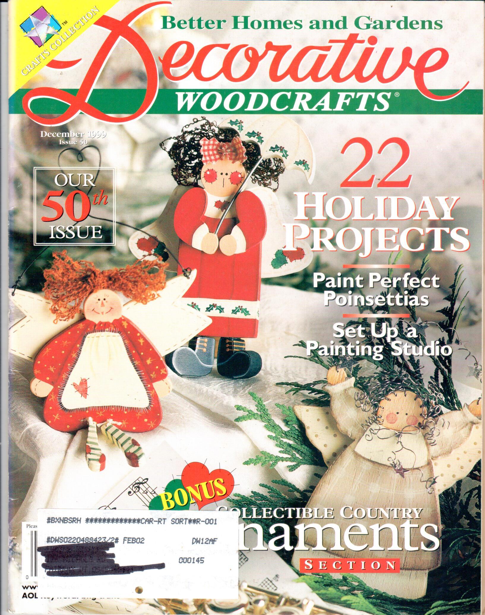 Better Homes and Gardens Decorative Woodcrafts - 1999 December
