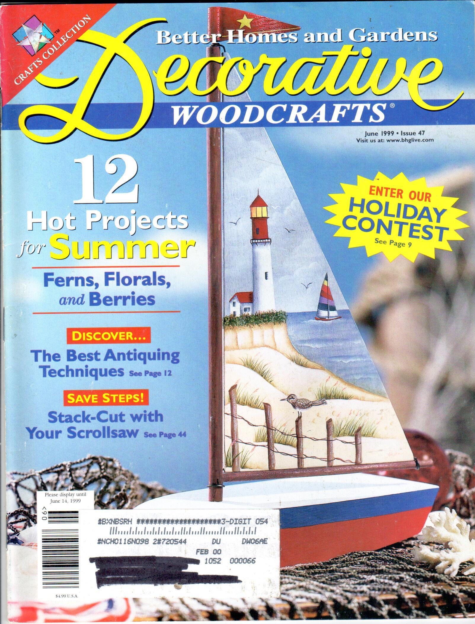 Better Homes and Gardens Decorative Woodcrafts - 1999 June