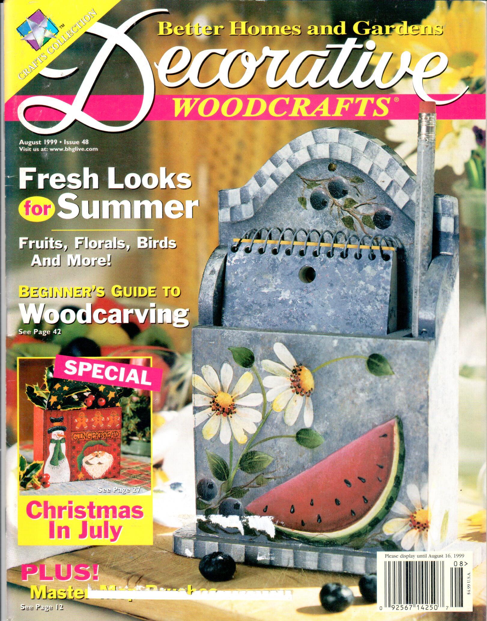 Better Homes and Gardens Decorative Woodcrafts - 1999 August