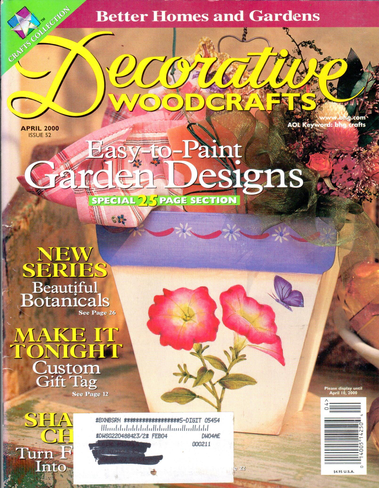 Better Homes and Gardens Decorative Woodcrafts - 2000 April