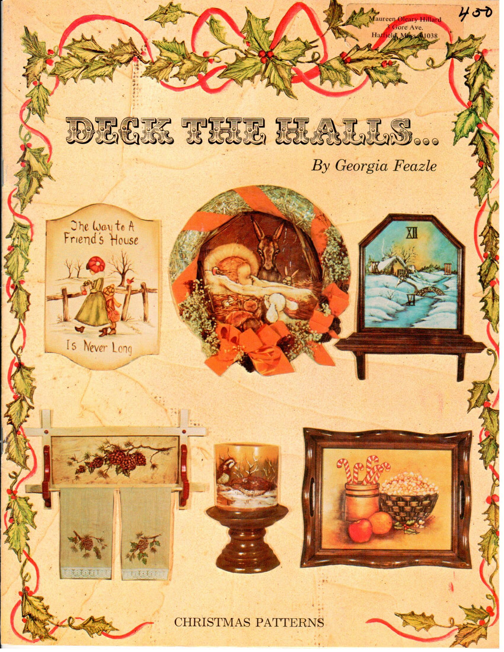 CLEARANCE: Deck the Halls... Christmas Patterns - Georgia Feazle