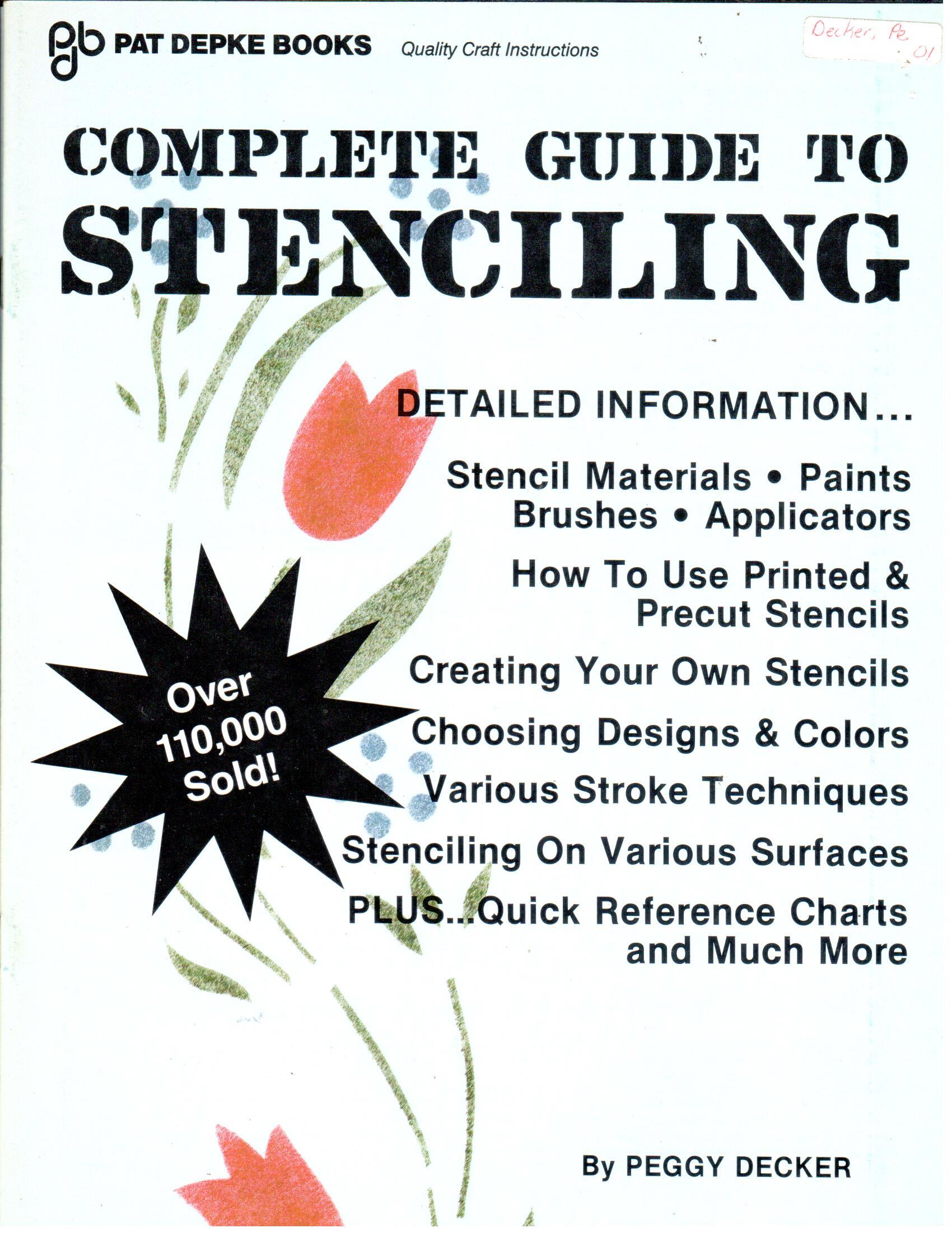 CLEARANCE: Complete Guide to Stenciling - Peggy Decker