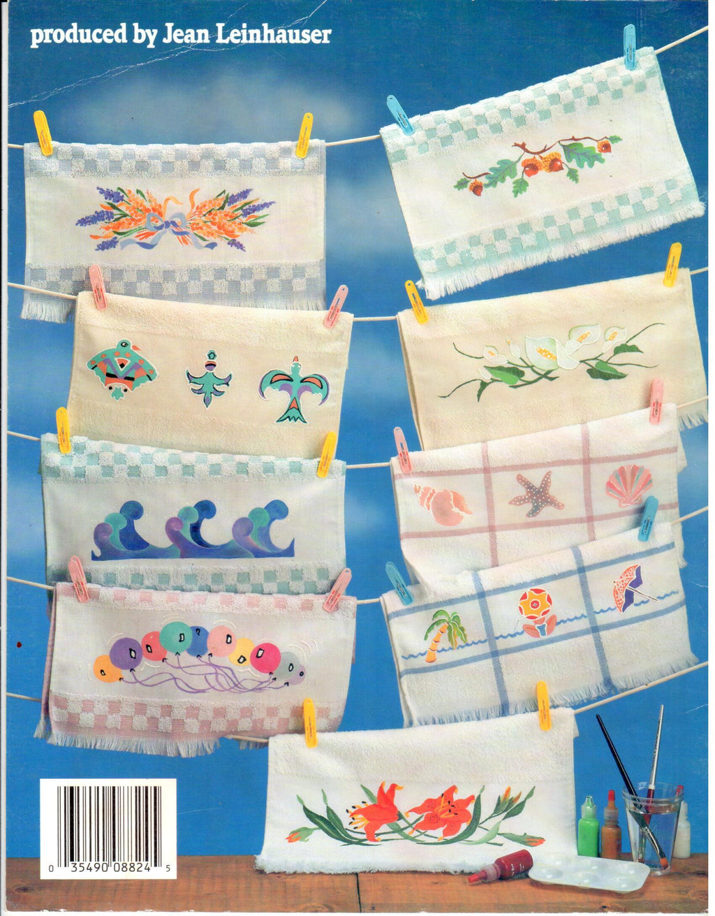 CLEARANCE: Designs for Painting Towels with Iron-On Transfers - Dawn Vanlandingham & Jane Smuts