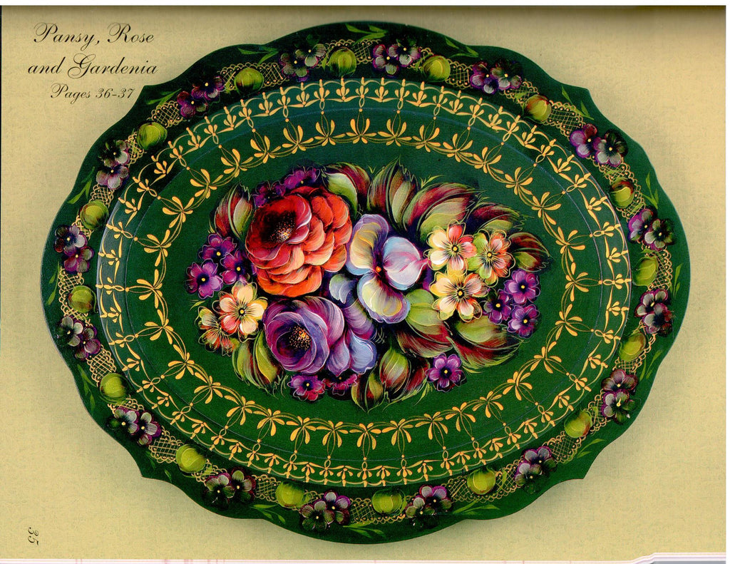 Floral Decorative Painting - Heather Redick - OOP