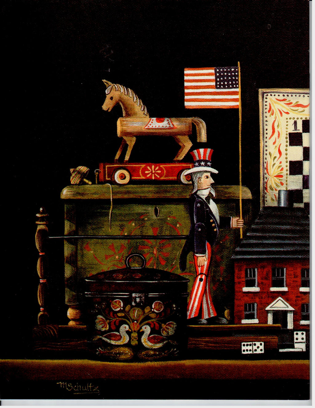 Folk Art Americana - Morene Schultz - OOP