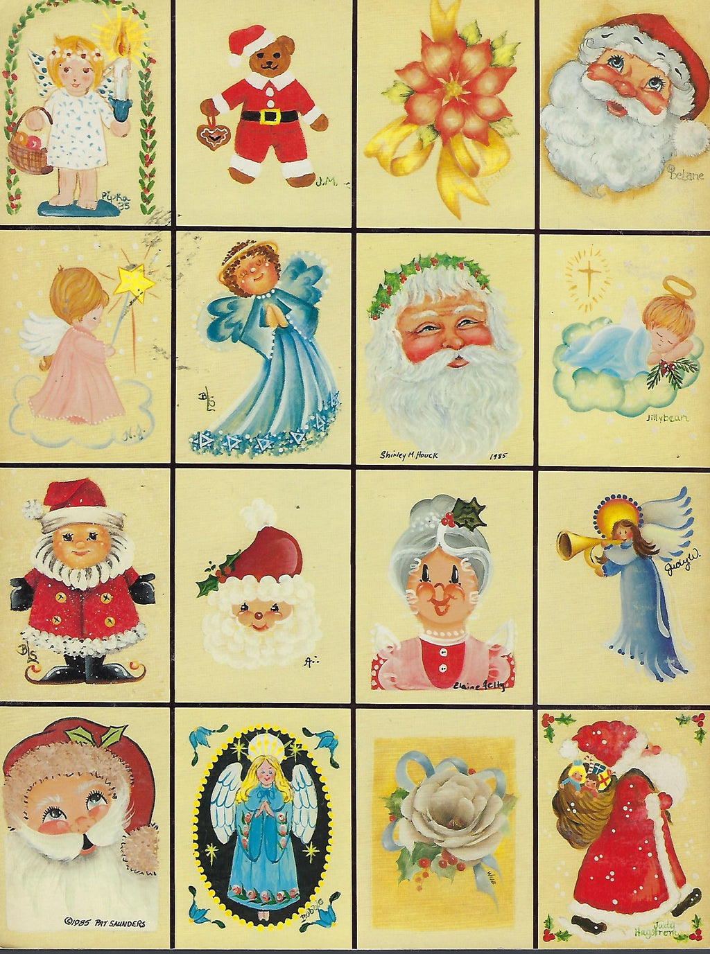 Folk Art Designs Vol. 3 - Christmas Motifs - Multi Artist - OOP