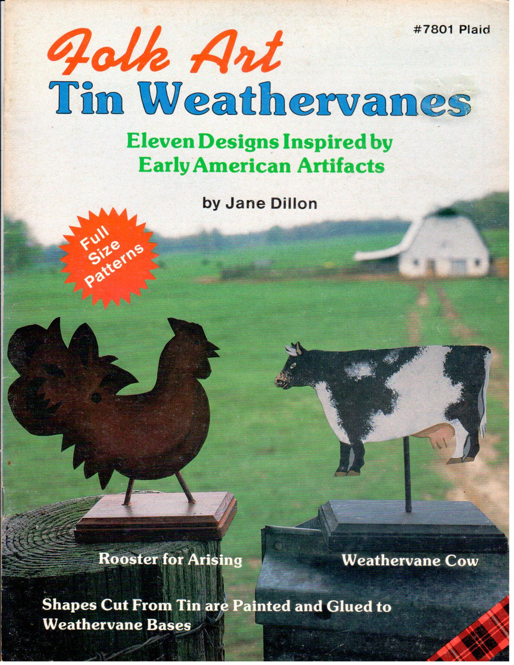 CLEARANCE: Folk Art Tin Weathervanes - Jane Dillon