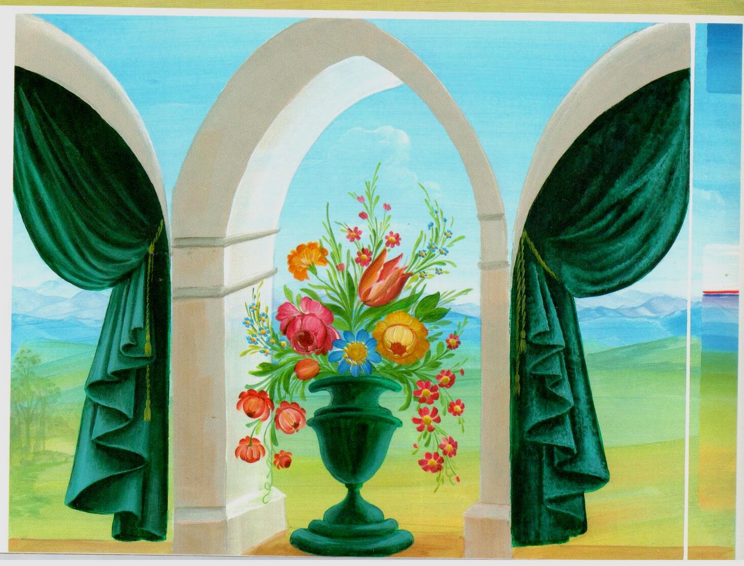 Folk Art With Enid Flowers - Enid Hoessinger - OOP