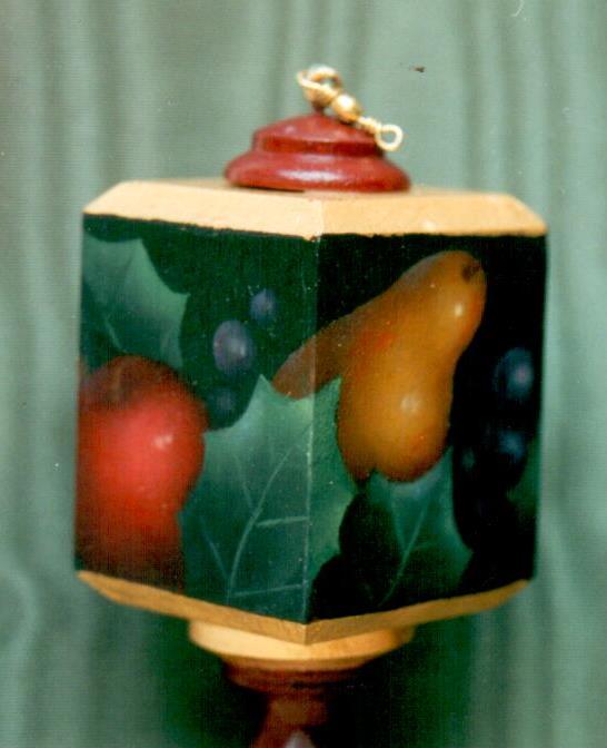 Woodturned Ornaments Fruit and Holly Ornaments from Classical Expressions - Carol-Lee Cisco