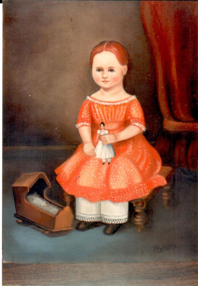 Girl with Doll - Morene Schultz
