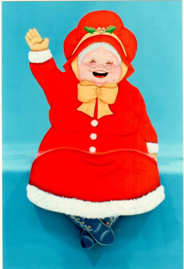 Granny Claus Porch Rail Sitter - Ardi