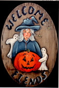 Halloween Welcome (Witch) - Barbara Hemphill