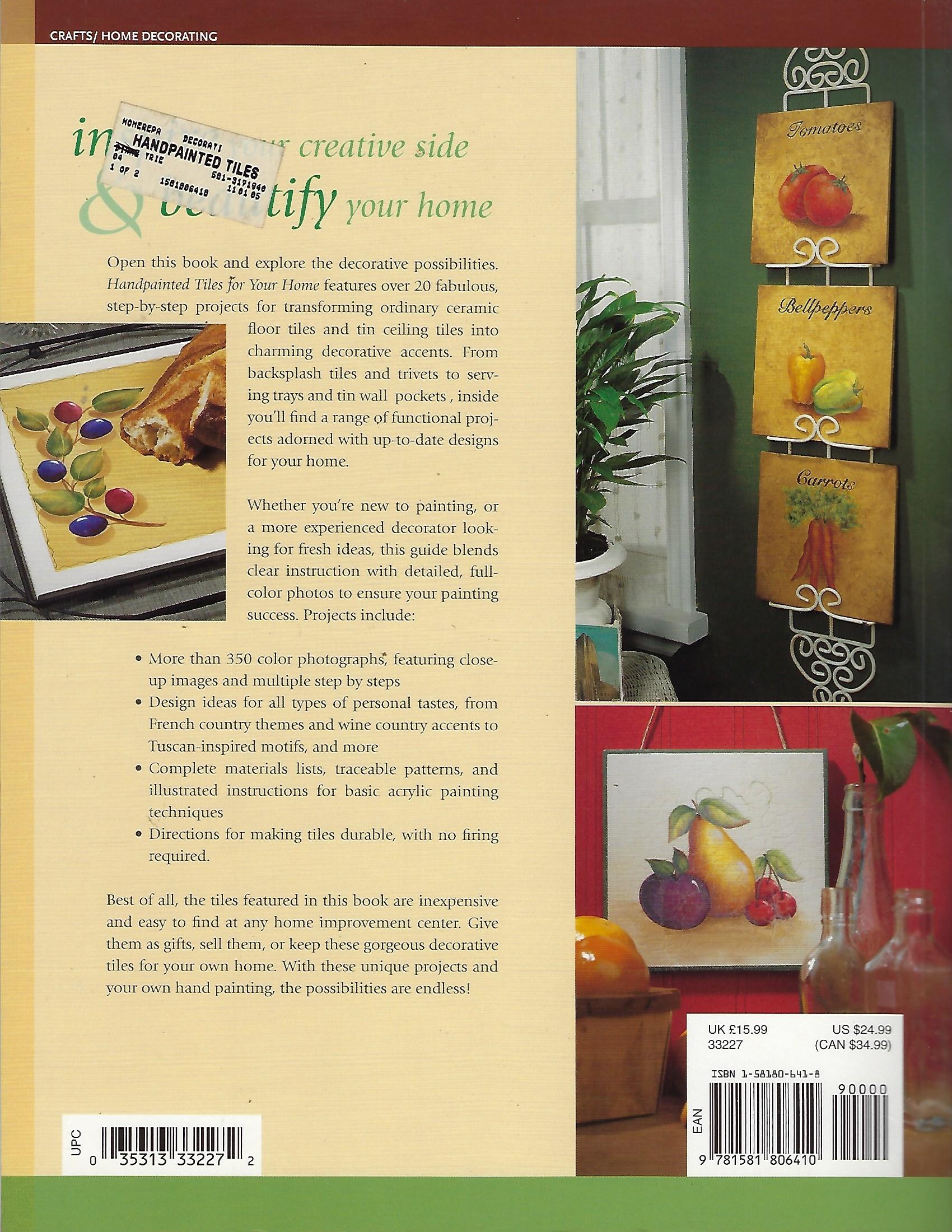 Handpainted Tiles for Your Home - Diane Trierweiler