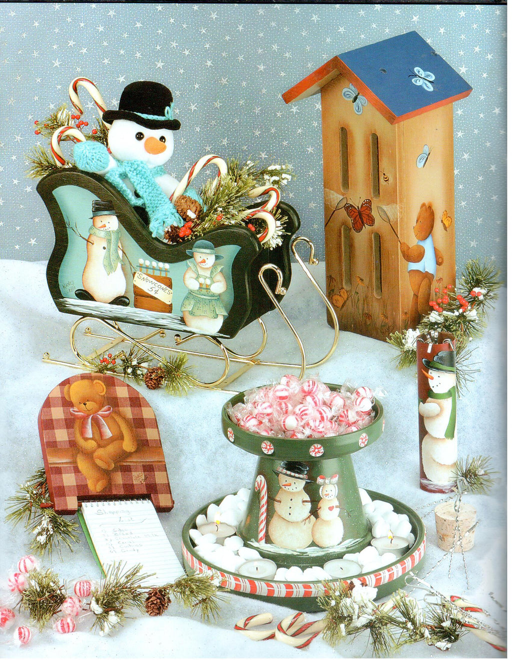 Heritage Snowmen and Friends Too - Nancy Wekarchuk-Shute