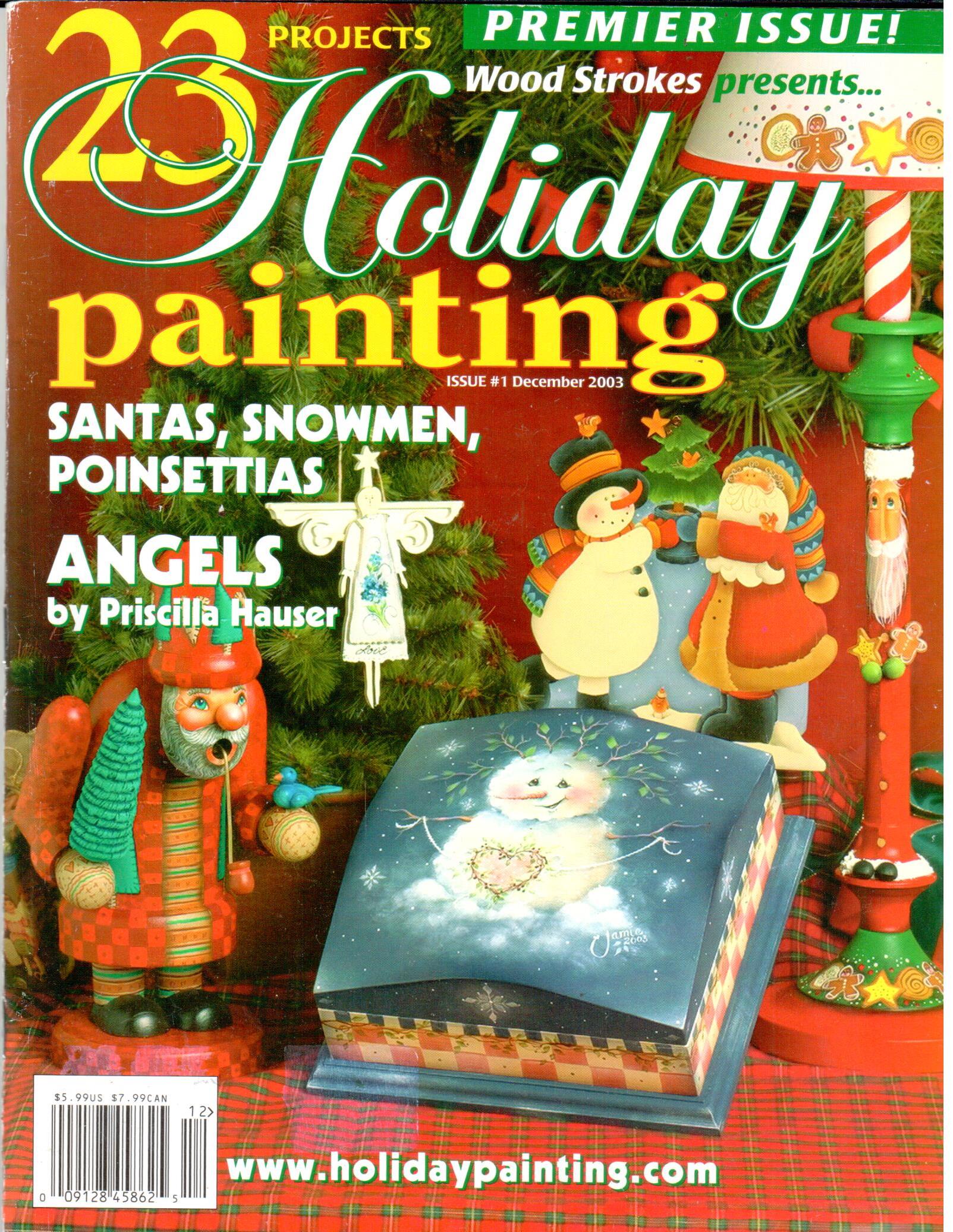 Wood Strokes presents 23 Holiday Painting Projects - December 2003 Issue #1