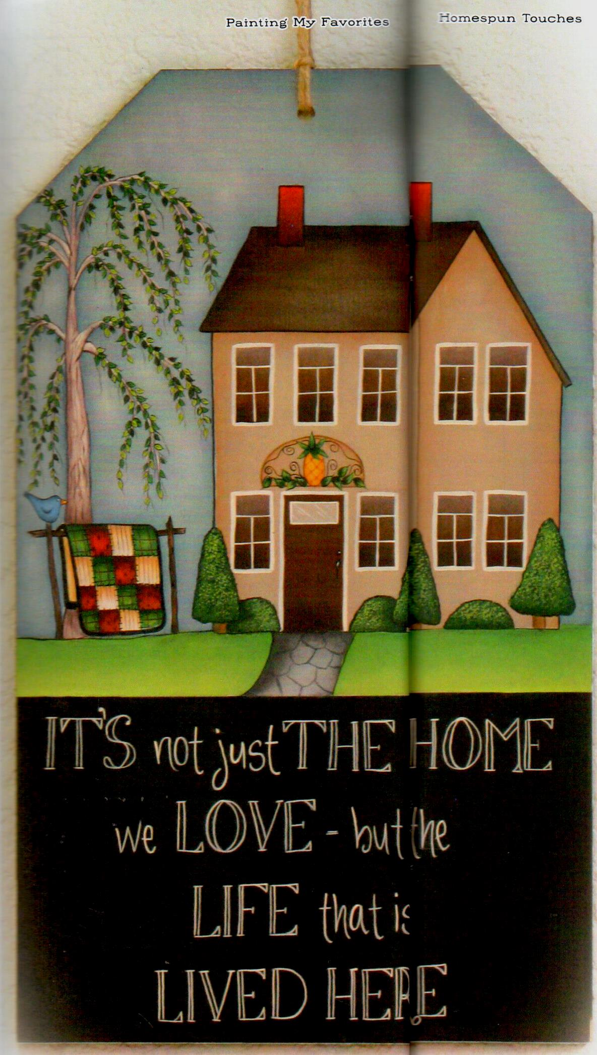 Homespun Touches - Painting My Favorites - Mary Jo Tuttle