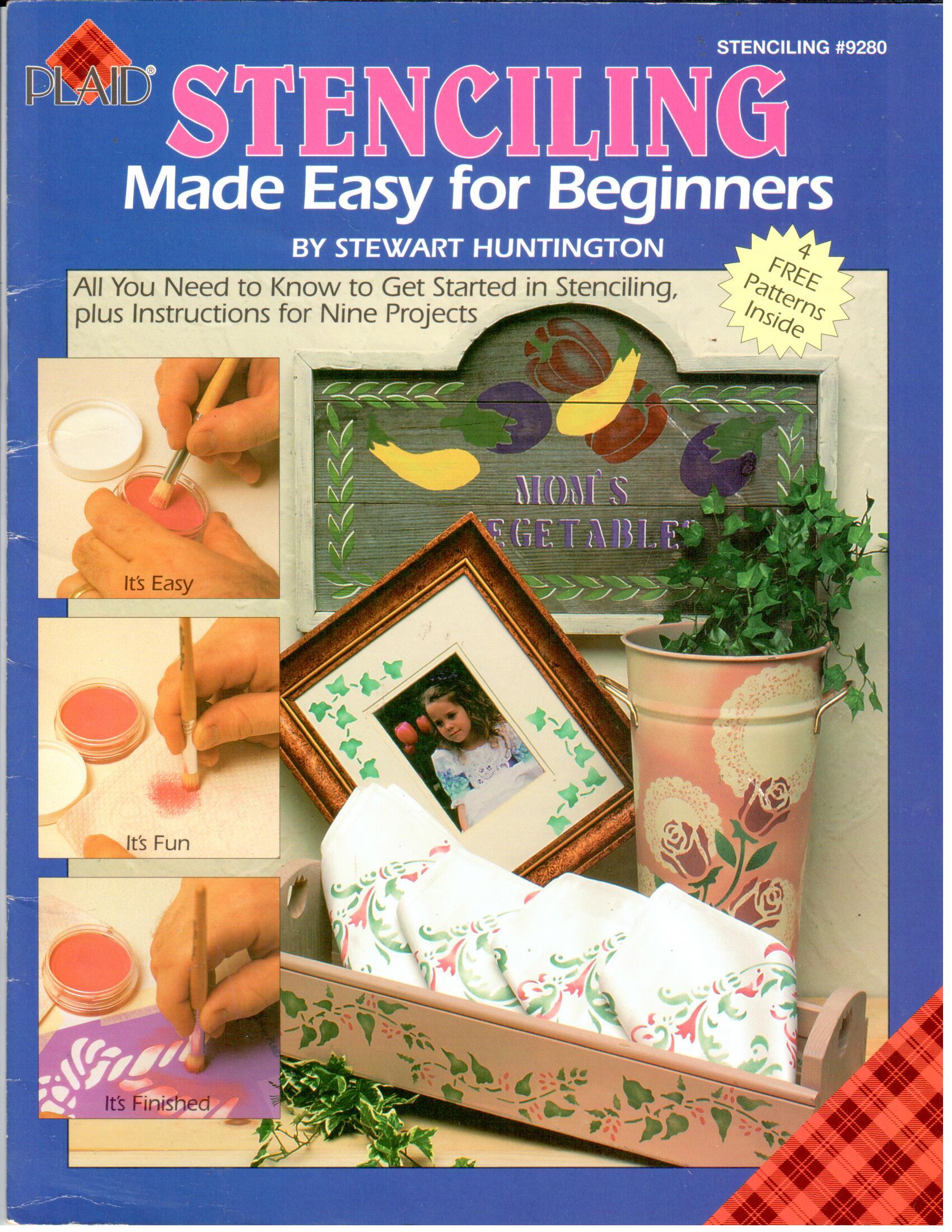 CLEARANCE: Stenciling Made Easy for Beginners - Stewart Huntington