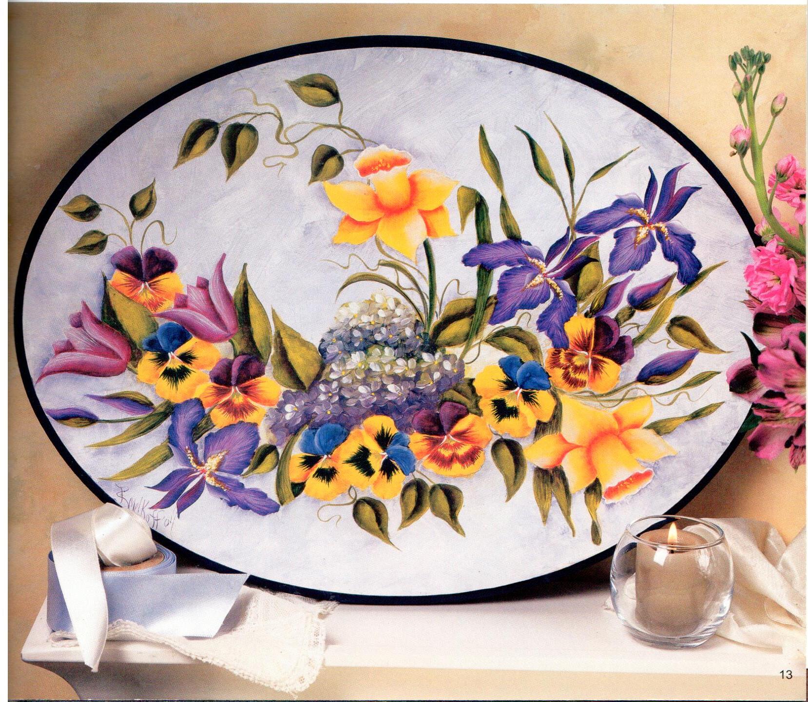 Juicy Fruits and Fragrant Flowers - Pat Smelkoff - OOP