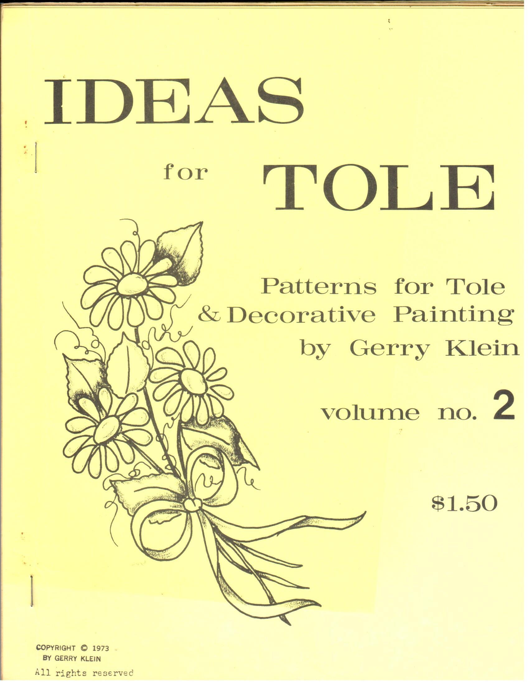 CLEARANCE: Ideas for Tole Volume No. 2 - Gerry Klein