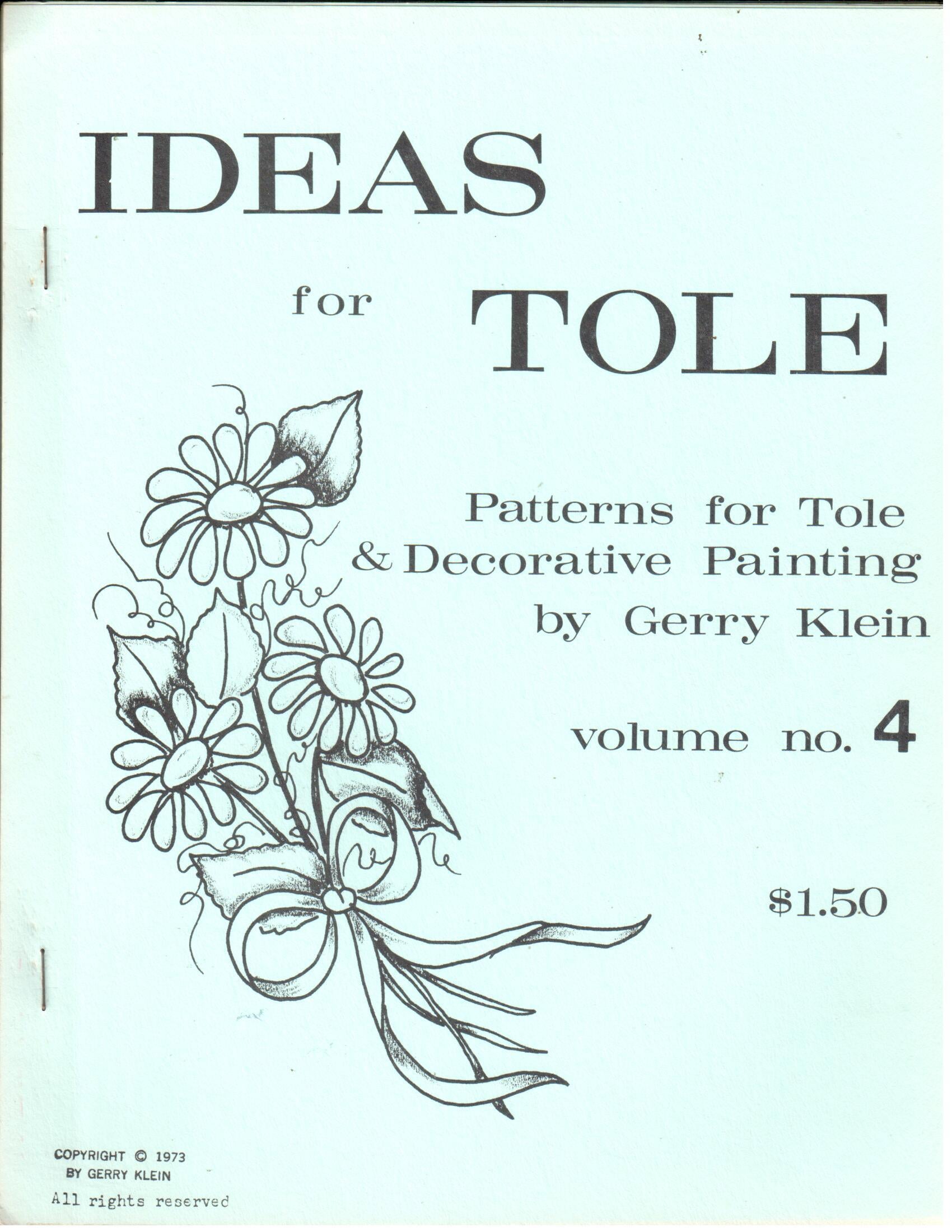 CLEARANCE: Ideas for Tole Volume No. 4 - Gerry Klein