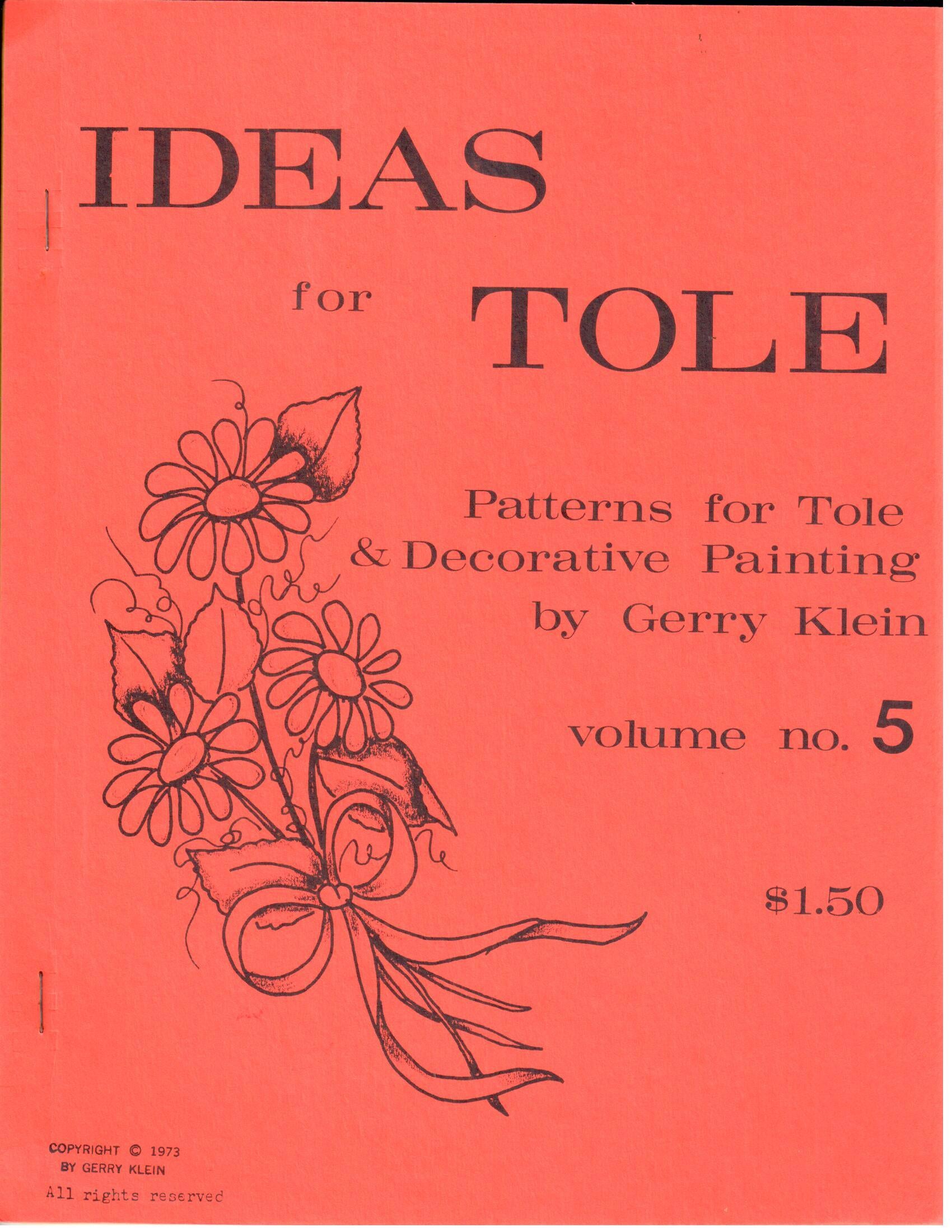 CLEARANCE: Ideas for Tole Volume No. 5 - Gerry Klein