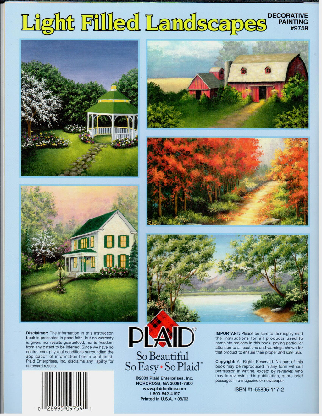 Light Filled Landscapes Vol. 1 - M. Lynn Brand - OOP